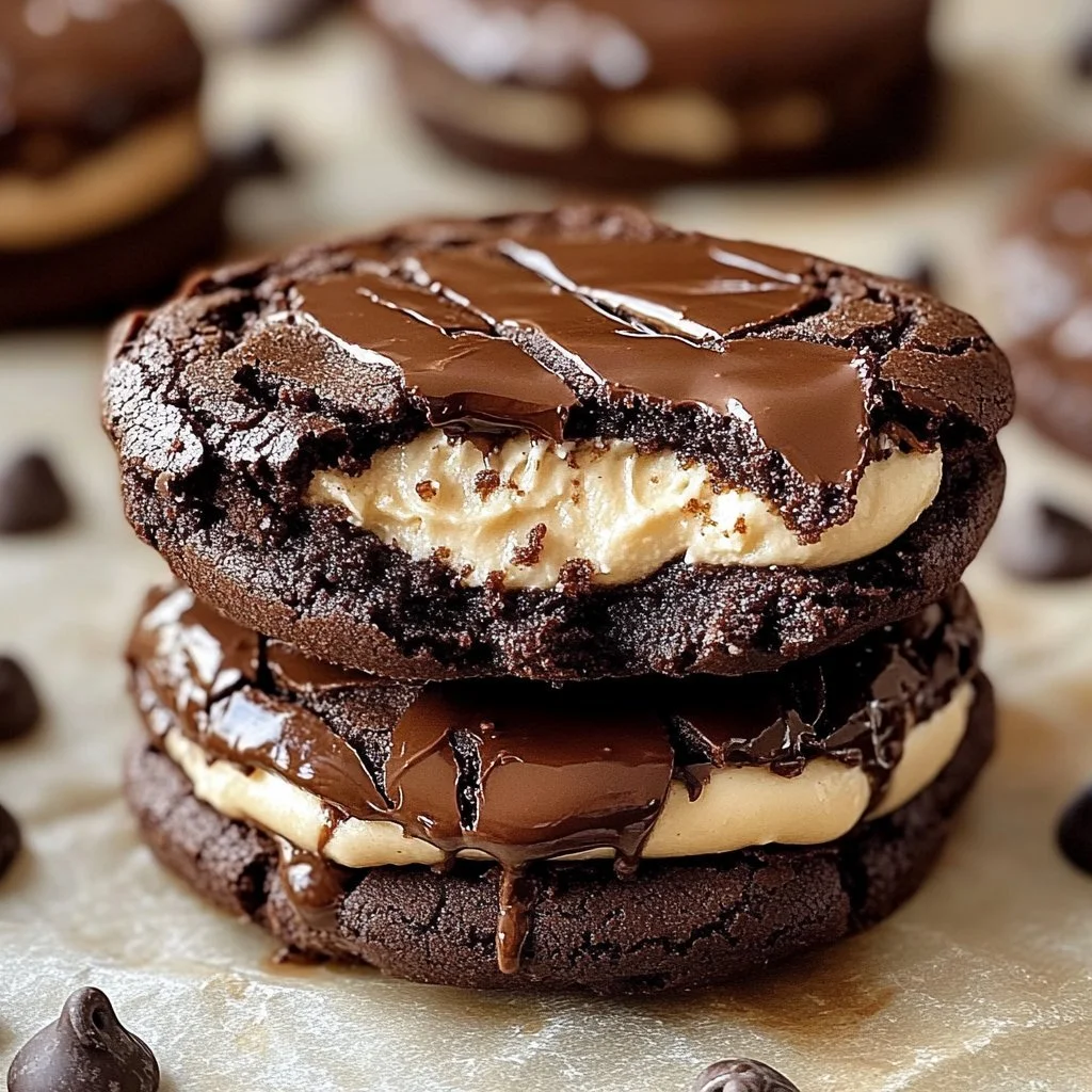Buckeye Brownie Cookies