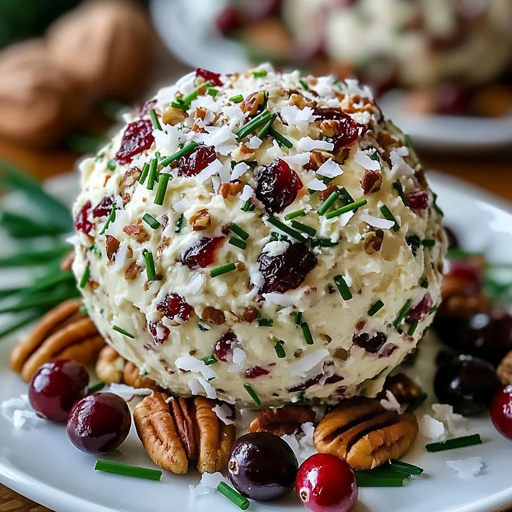 Cranberry Pecan Cheese Ball