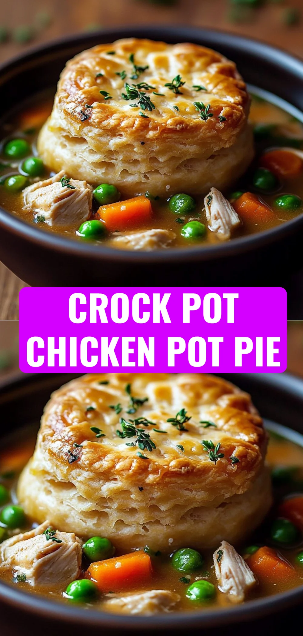 Crock Pot Chicken Pot Pie