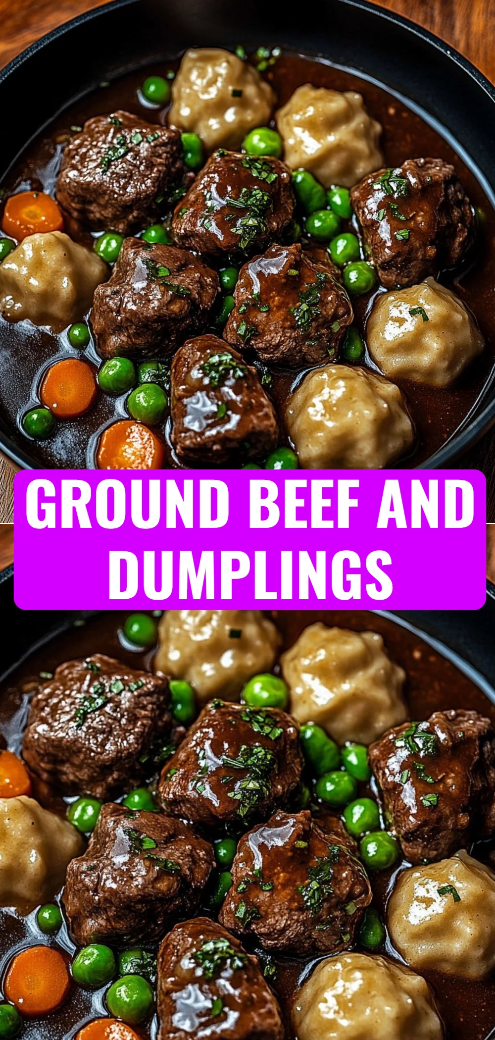 Ground Beef and Dumplings