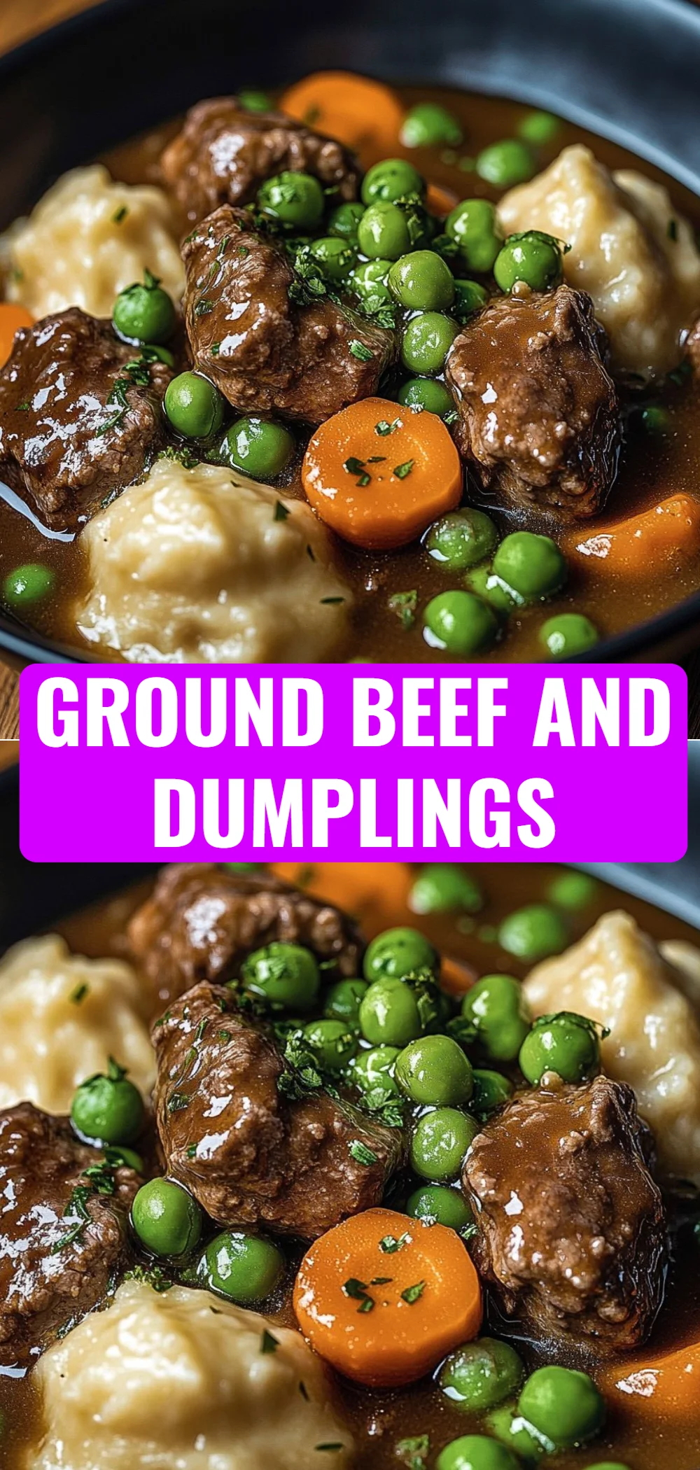 Ground Beef and Dumplings