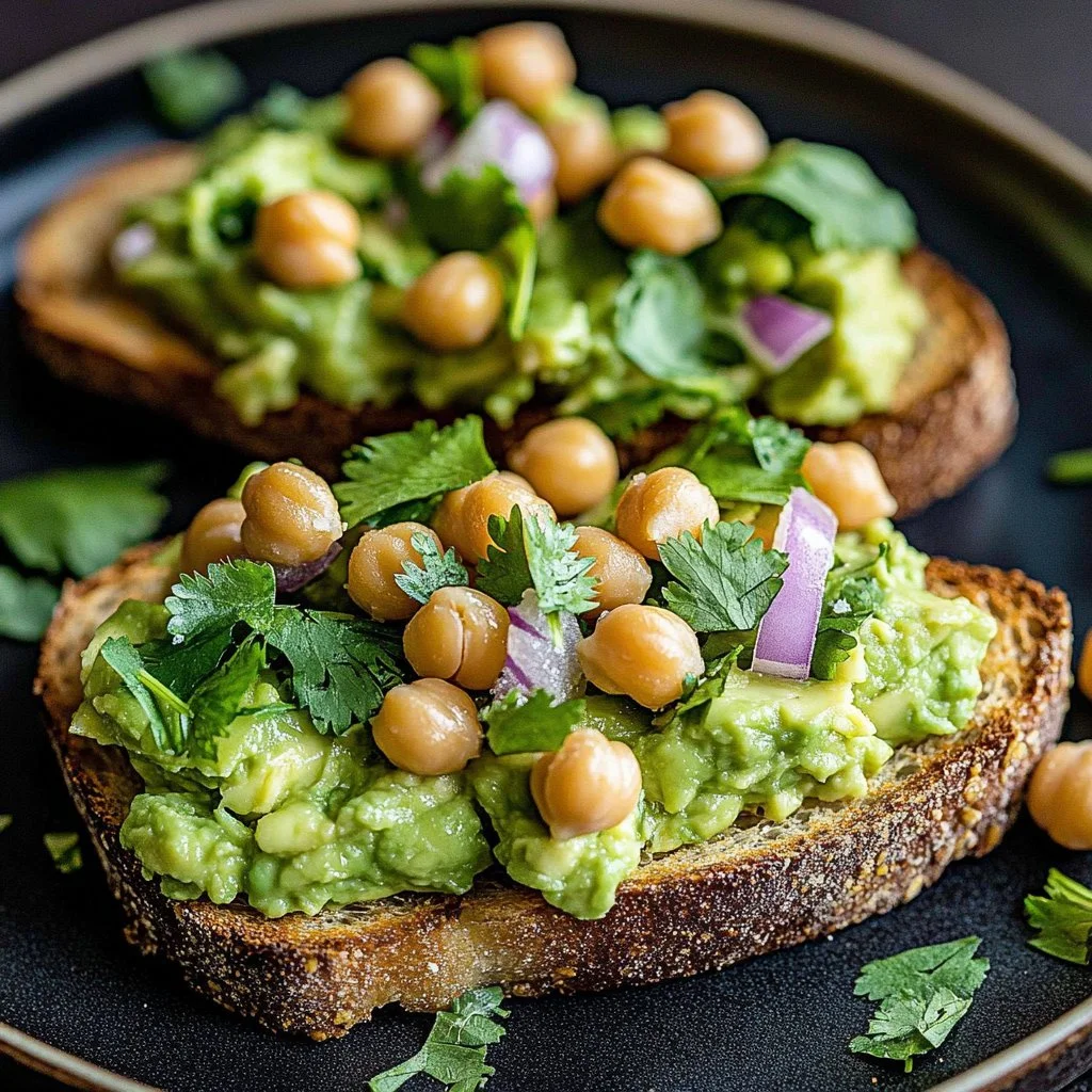 High Protein Vegan Avocado Toast
