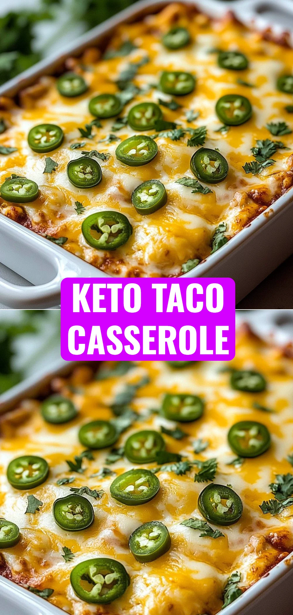 Keto Taco Casserole
