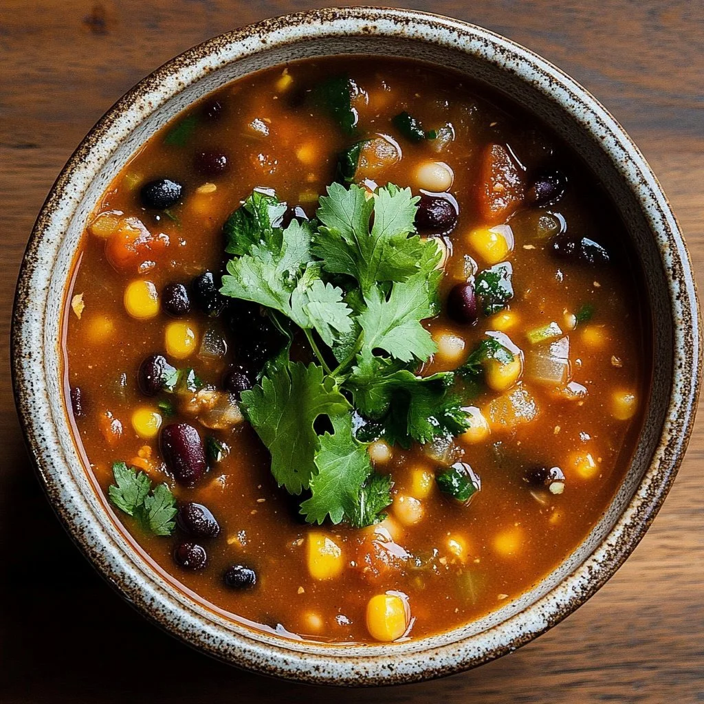 Mexican Beans and Rice Soup