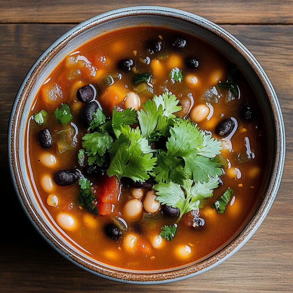 Mexican Beans and Rice Soup
