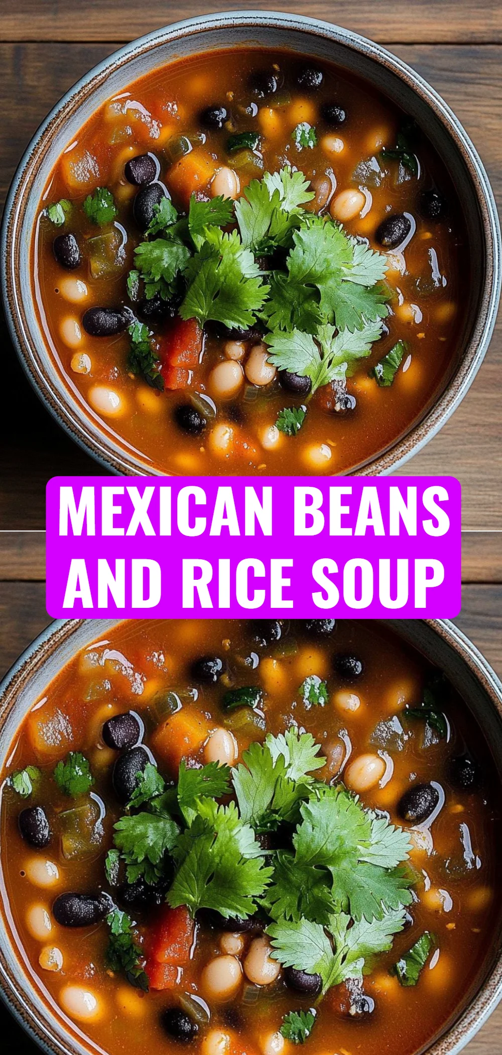 Mexican Beans and Rice Soup