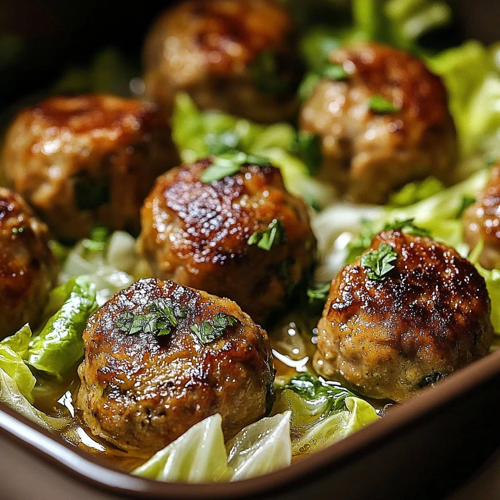 Oven Baked Cabbage Burgers