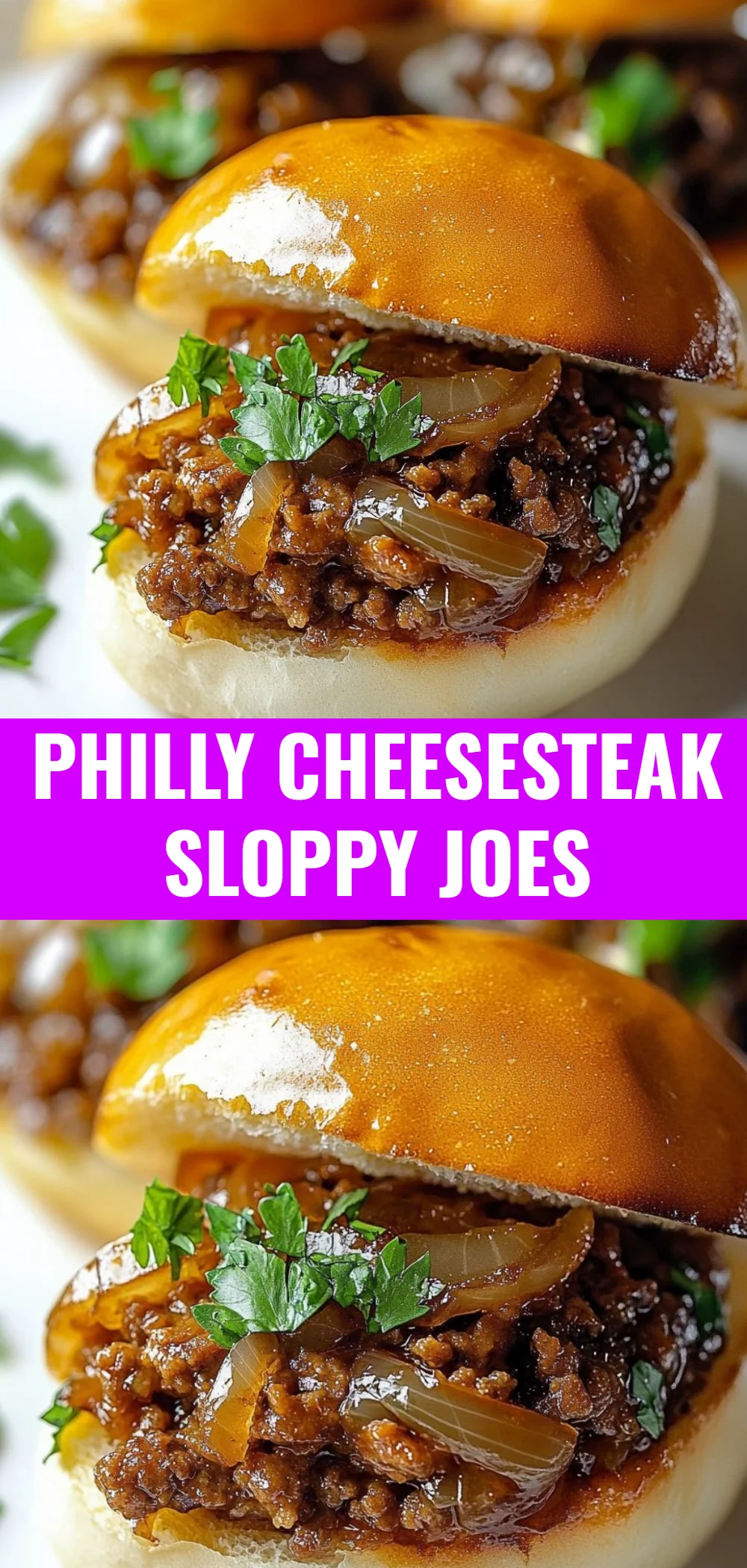 Philly Cheesesteak Sloppy Joes