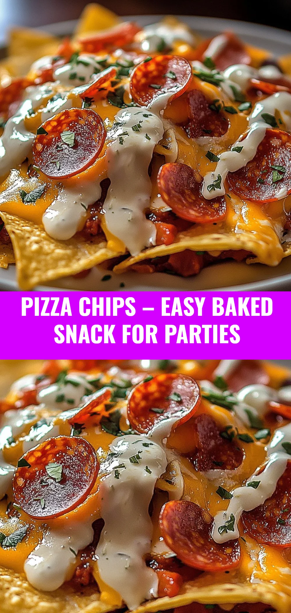 Pizza Chips – Easy Baked Snack for Parties