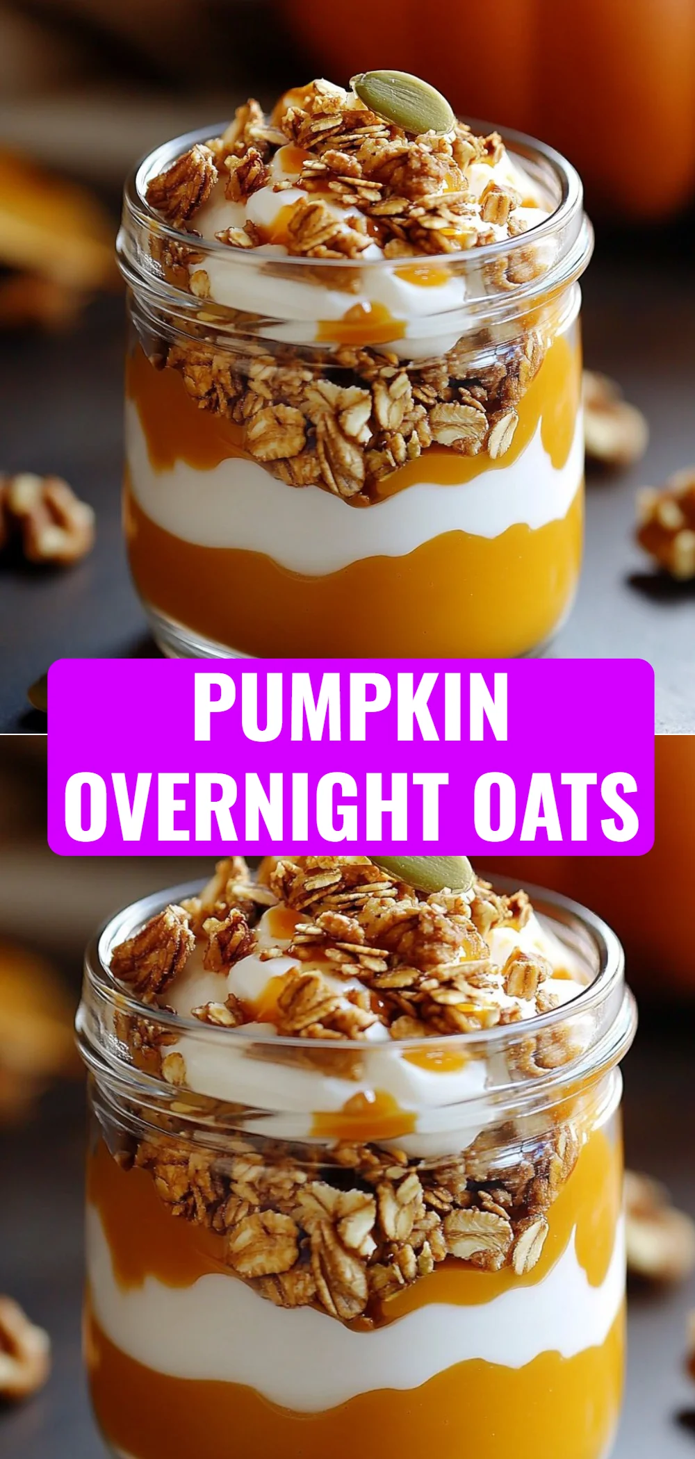 Pumpkin Overnight Oats