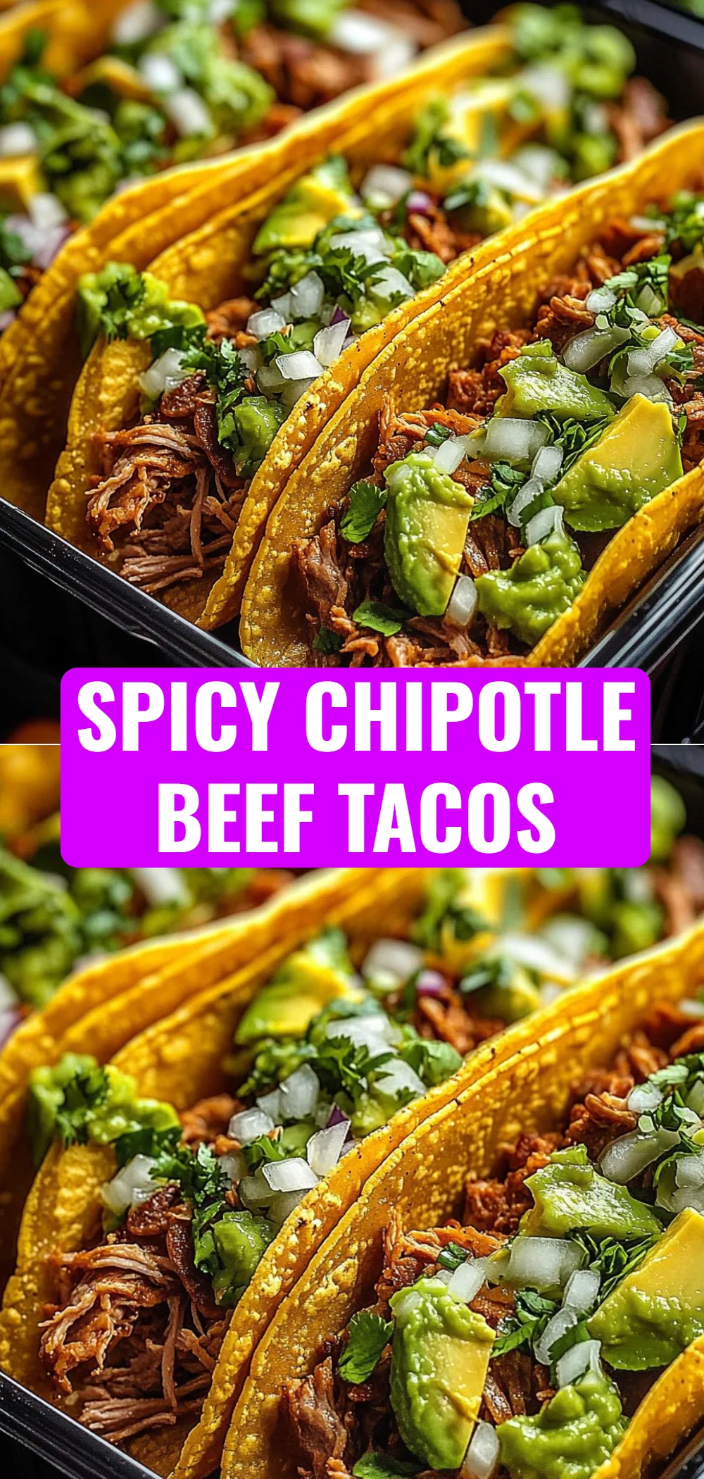 Spicy Chipotle Beef Tacos