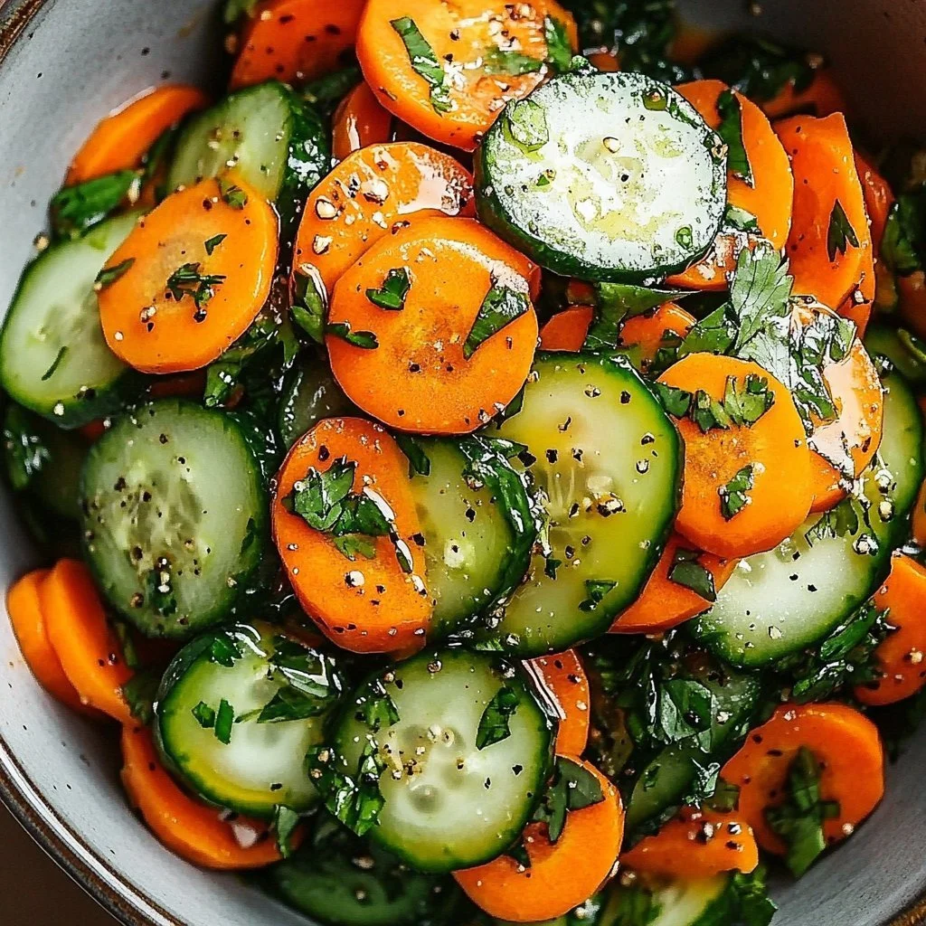 Zesty Cucumber Carrot Salad